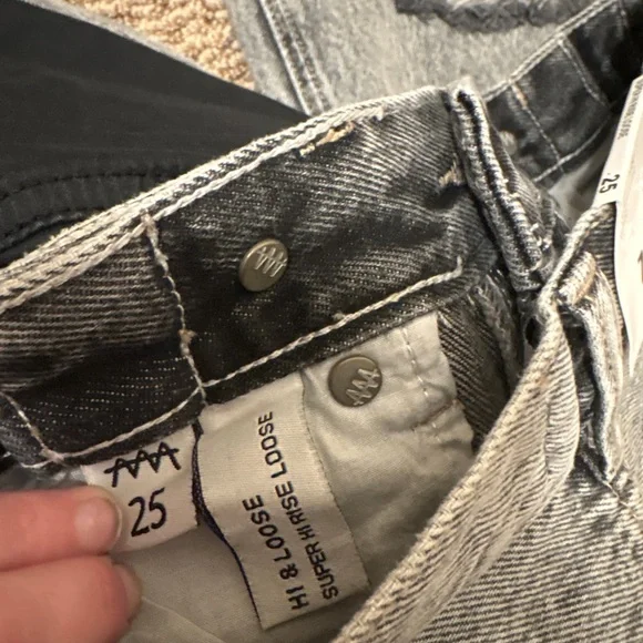 Zumiez Black Distressed Women's Straight Leg Jeans - Picture 5 of 7